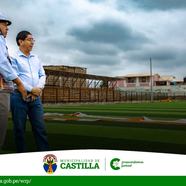 Alcalde inspecciona trabajos finales en remodelación de estadio Manco Inca